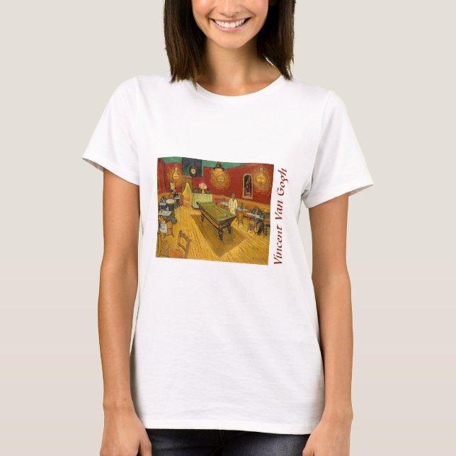 Camiseta Vincent van Gogh - The Night Cafe (Anverso)