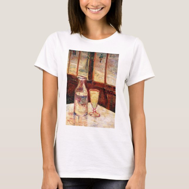 Camiseta Vincent Van Gogh - Todavía la vida con Absinthe (Anverso)