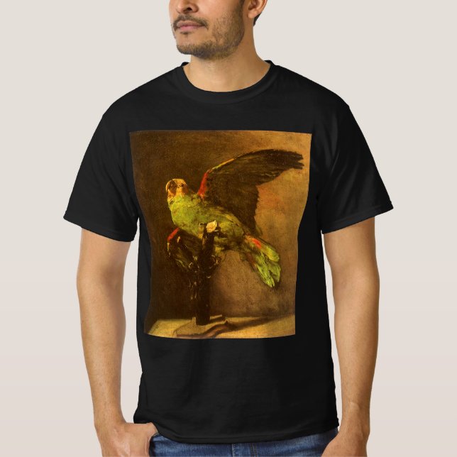 Camiseta Vincent van Gogh - Todavía la vida con el loro ver (Anverso)