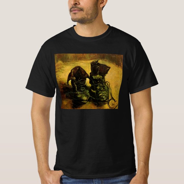 Camiseta Vincent van Gogh - Todavía la vida con un par de z (Anverso)