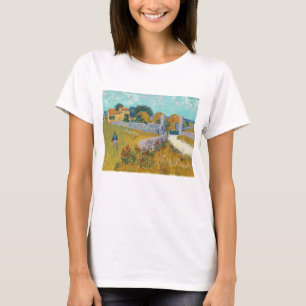 Camiseta Vincent Van Gogh, una granja en Provenza