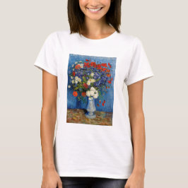 Camiseta Vincent van Gogh - Vase con Cornflowers & Poppies