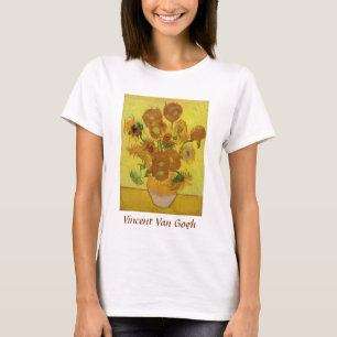 Camiseta Vincent van Gogh - Vase con quince girasoles