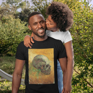 Camiseta Vincent van Gogh - Vida fija con cráneo