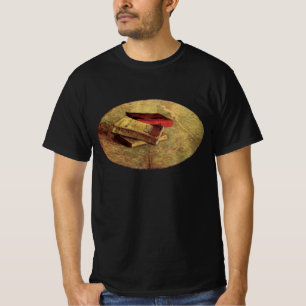 Camiseta Vincent van Gogh - Vida fija con tres libros