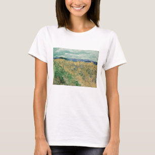 Camiseta Vincent Van Gogh, Wheatfield Con Cornflowers