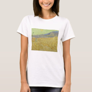 Camiseta Vincent Van Gogh, Wheatfield Con Un pañal
