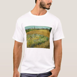 Camiseta Vincent Van Gogh, Wheatfield, Korenveld