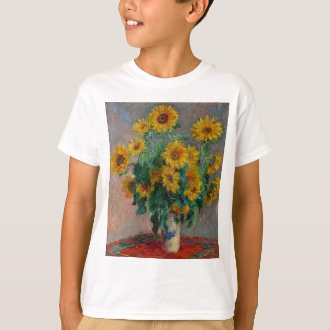 Camiseta Vincent Willem van Gogh ,Sunflower (Anverso)