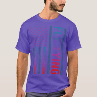 Camiseta Vinculación de la bandera de degradado