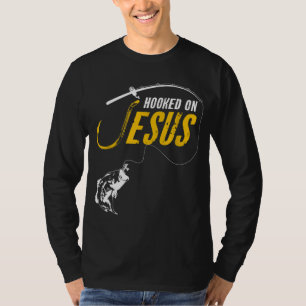 Camiseta Vinculado a la divertida pesca cristiana de Jesús