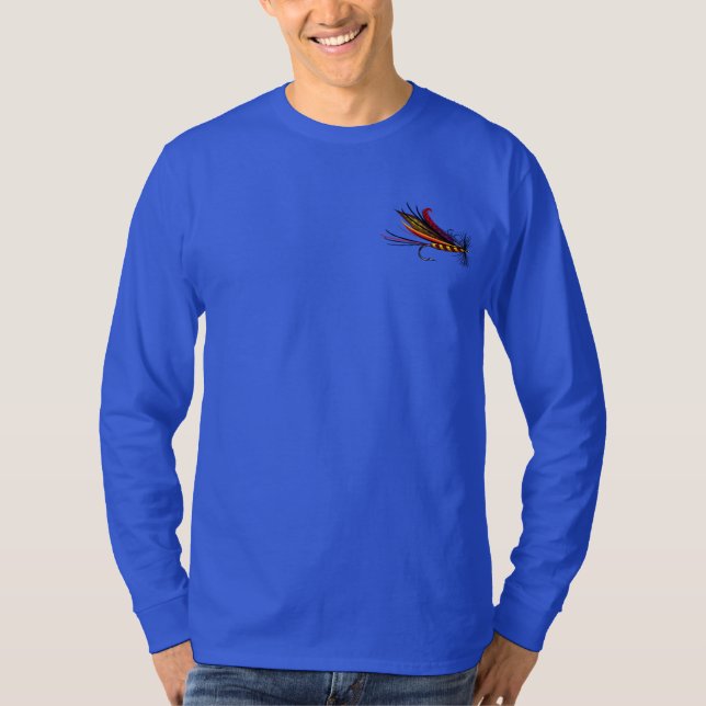 Camiseta Vinculado A La Pesca De Mosca (Anverso)