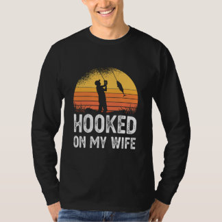 Camiseta Vinculado A Mi Esposa Pescador Pescado Naturaleza