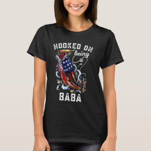 Camiseta Vinculado A Ser Un Abuelo Pescador Del 4 De Julio