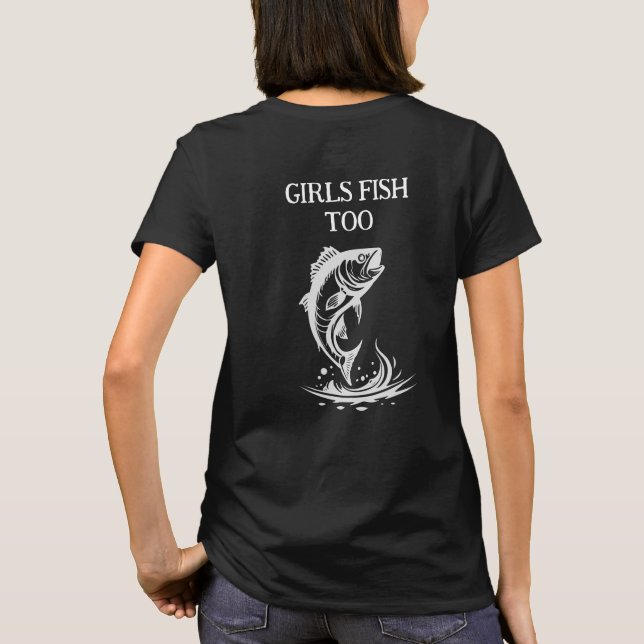 Camiseta Vinculado Con El Logo De Pesca, Club De Inglés Per (Reverso)