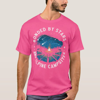 Camiseta Vinculado Por Estrellas Y Campamentos Alpinos Camp
