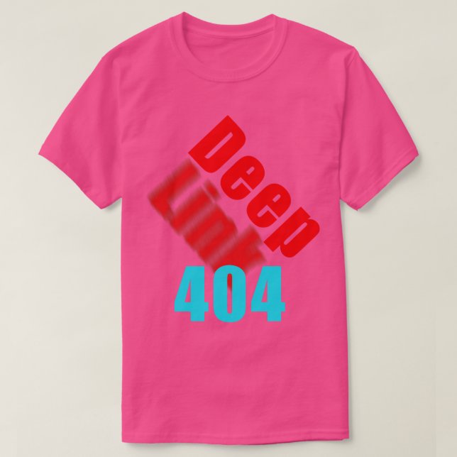 Camiseta Vínculo profundo 404 1 (Diseño del anverso)
