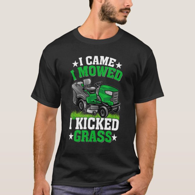 Camiseta Vine A Maullar A Césped Funny Pateado Maullando A  (Anverso)