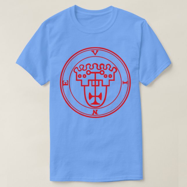 Camiseta Vine Ars Goetia Sigil Red (Diseño del anverso)