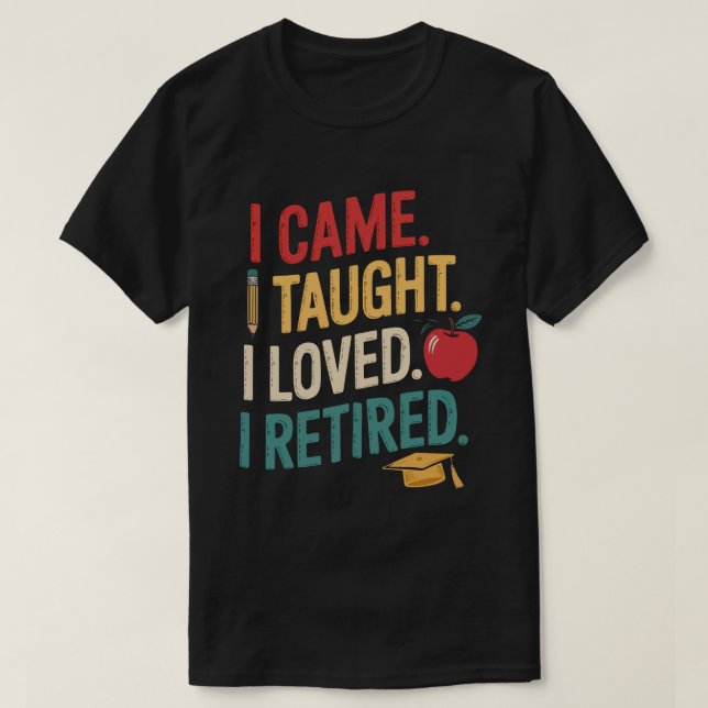 Camiseta Vine EnseÃ±Ã‰ AmÃ‰ Me RetirÃ‰ - 2025  (Diseño del anverso)