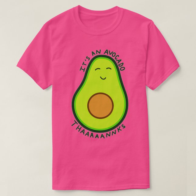 Camiseta Vine Itx27s Un aguacate gracias (Diseño del anverso)