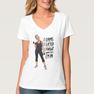 Camiseta Vine Levanté Olvidé En Qué Serie Estoy Levantando