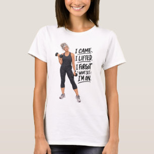 Camiseta Vine Levanté Olvidé En Qué Serie Estoy Levantando