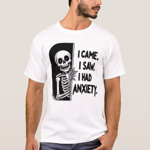 Camiseta Vine. Lo Vi. Tenía Ansiedad - Diseño De Ánimo De S