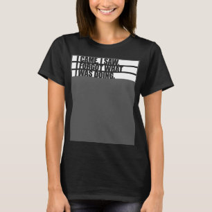 Camiseta Vine Que Vi Olvidar Lo Que Estaba Haciendo Chiste 