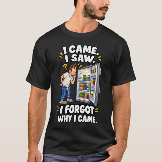 Camiseta Vine Vi Olvidé Por Qué Vine (Anverso)