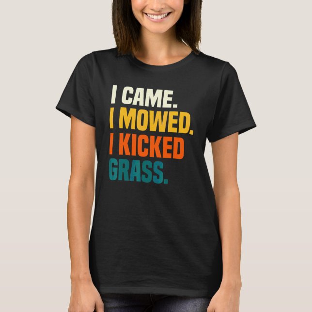 Camiseta Vine Vine Corté Pateé Césped   Corta Césped Jardín (Anverso)