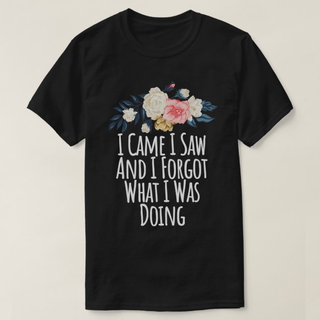 Camiseta Vine Y Me Olvidé De Lo Que Estaba Haciendo, Divert (Diseño del anverso)