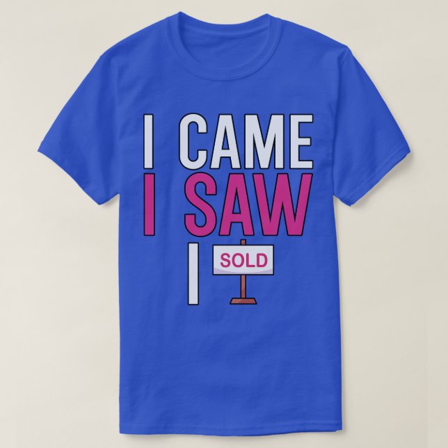 Camiseta Vine y vi que vendía 1 (Diseño del anverso)
