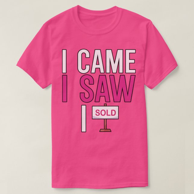 Camiseta Vine y vi que vendía 1 (Diseño del anverso)