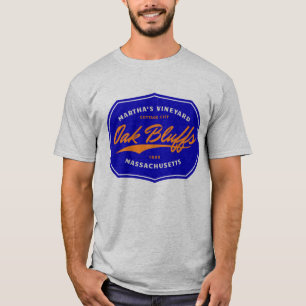 Camiseta Viñedo de Martha - Tee de roble azul en azul/Naran