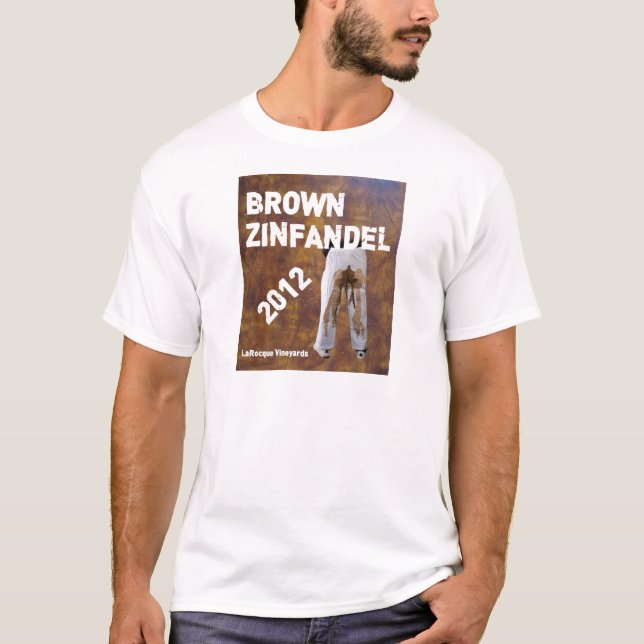 Camiseta Viñedos Brown Zinfandel de Jeffrey LaRocque (Anverso)