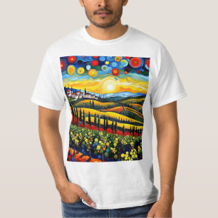 Camiseta Viñedos de la Toscana 1