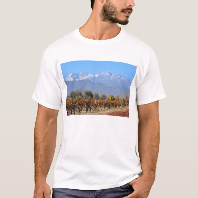 Camiseta Viñedos en la caída de Mendoza, la Argentina (Anverso)