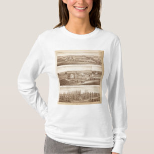 Camiseta Viñedos, ranchos, Tulare Co, Calif
