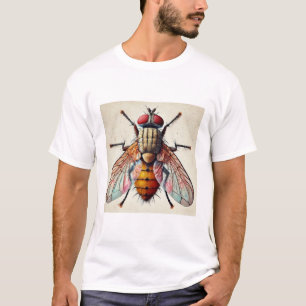 Camiseta Vinegar fly Drosophila 120924IREF249 - Watercolor
