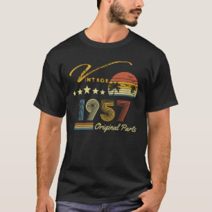 Camiseta Viñeta 1957 66º cumpleaños 66 años Retro