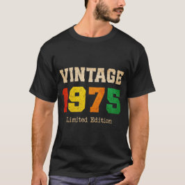 Camiseta Viñeta 1975 Edición Limitada - 50º cumpleaños Retr