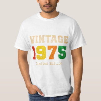 Camiseta Viñeta 1975 Edición Limitada - 50º cumpleaños Retr