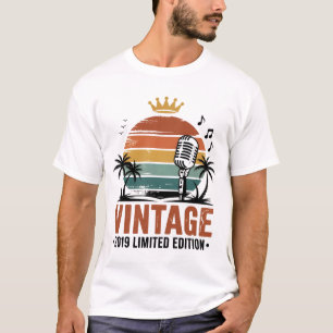 Camiseta Viñeta 2019 Edición Limitada Hombres Cumpleaños Mu