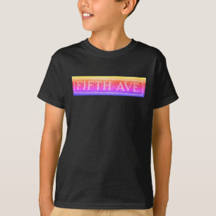 Camiseta Viñeta 5ª Avenida - Manhattan, Nueva York