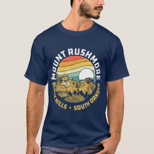 Camiseta Viñeta conmemorativa nacional del Monte Rushmore