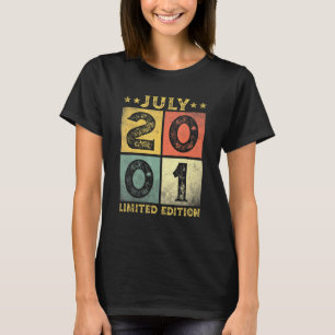 Camiseta Viñeta de 20 años Julio 2001 20º cumpleaños