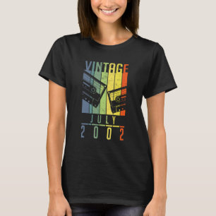 Camiseta Viñeta de 20 años Julio 2002 20º cumpleaños