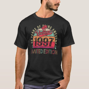 Camiseta Viñeta de 25 años 1997 25º cumpleaños