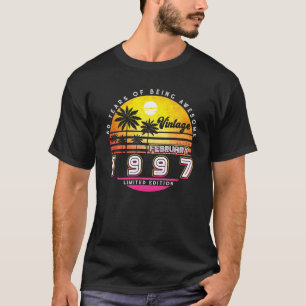 Camiseta Viñeta de 25 años de edad 1997 Edición limitada Fe